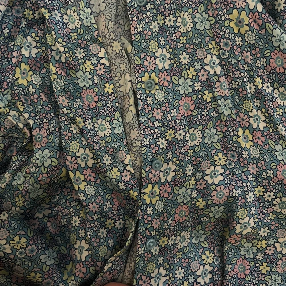 Frankie’s bikinis Fifi Silk Button Up Shirt - Picture 5 of 6